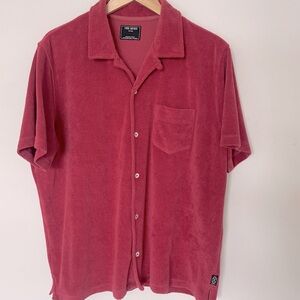 Todd Snyder Terry Cabana Polo Shirt - XL